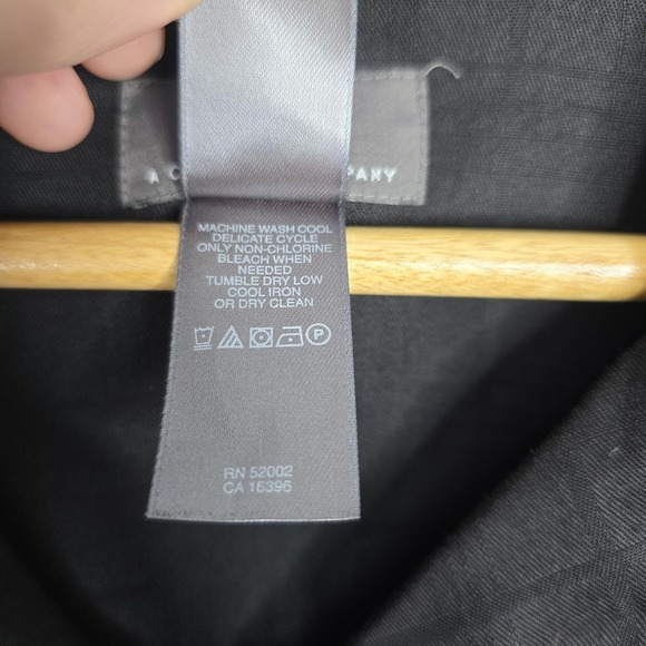 Crazy Horse A Claiborne Company Mens Black Floral Batik Elements Short Sleeve XL - Picture 5 of 6